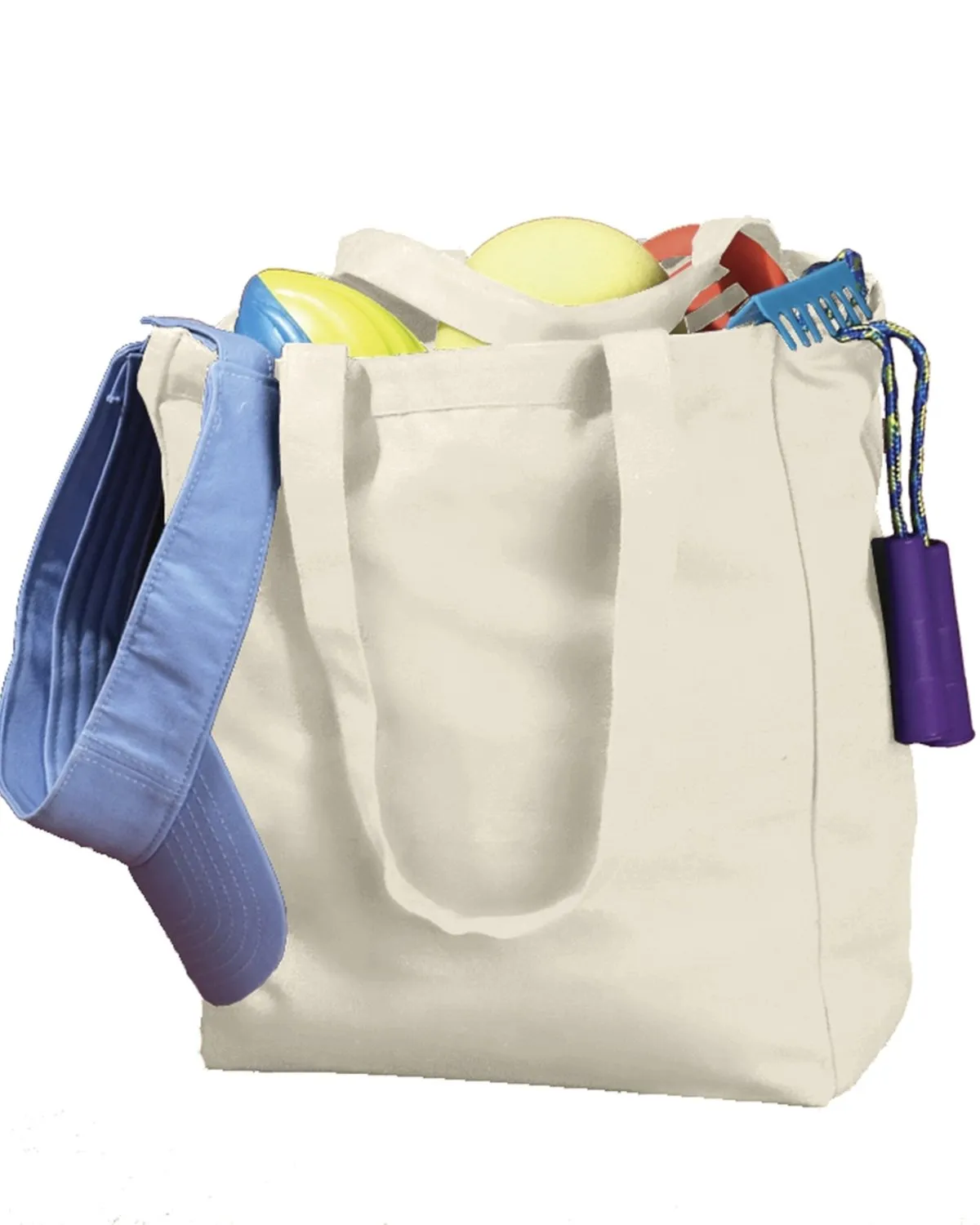 BAGedge Unisex 12 oz. Canvas Book Tote