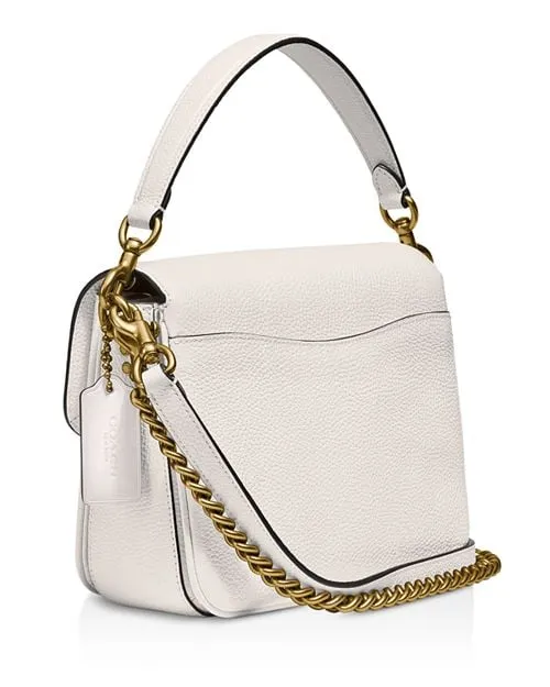 Cassie 19 COACH Signature Shoulder Bag, White