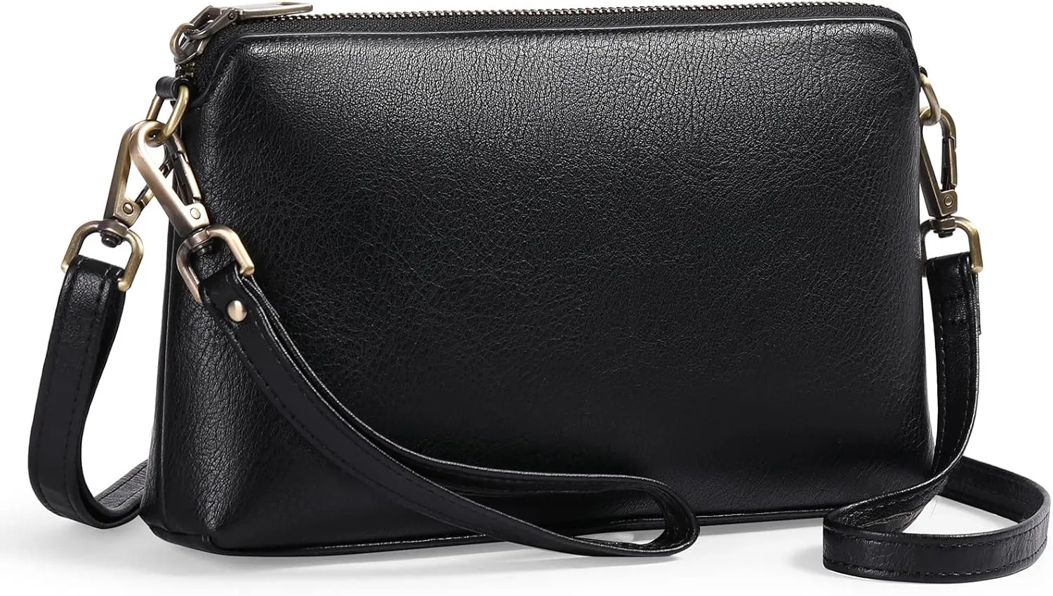 GAEKEAO Crossbody Bags for Women RFID Blocking Leather Cross Body Bag Purses Women's Crossbody Handbags with Wristlet Strap