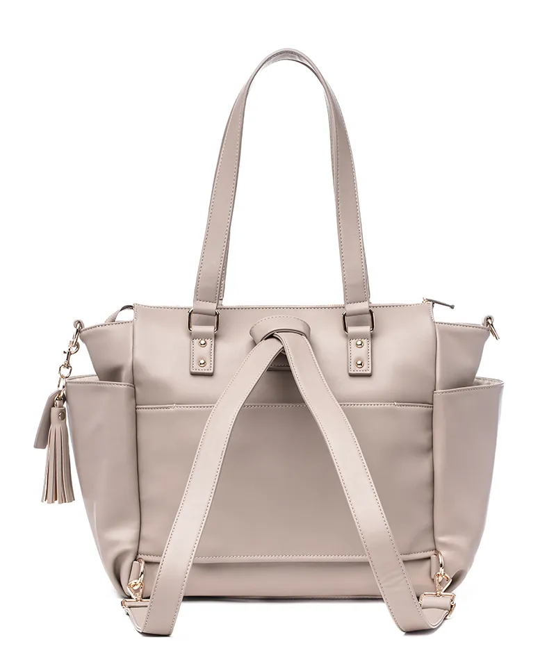 Gemini Convertible Backpack - Taupe