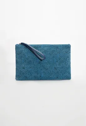 Genoa Suede Clutch