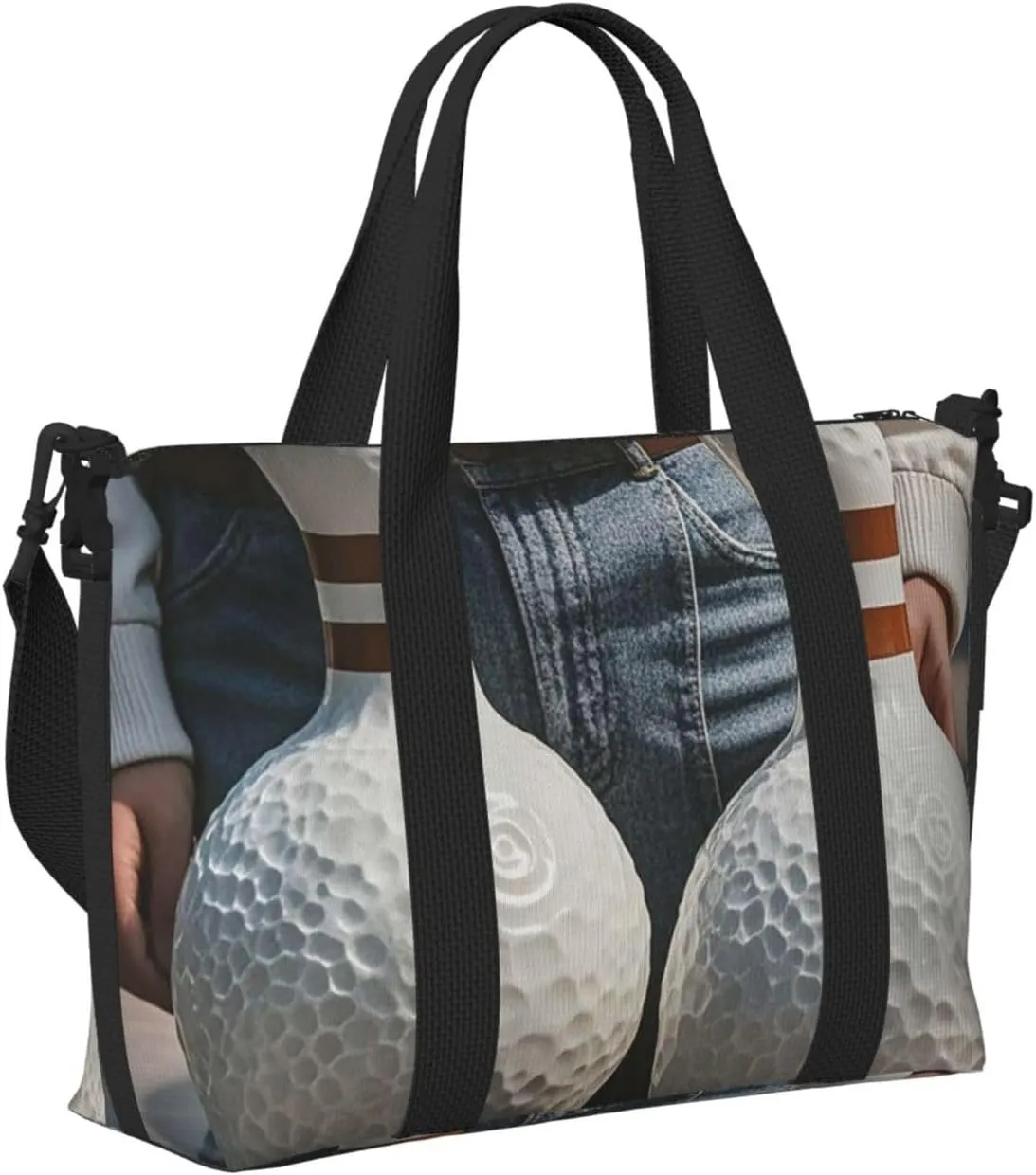 Gym Bag Bowling Balls Duffel Bag for Men Women Travel Overnight Bag with Shoe Compartment Workout Bags
