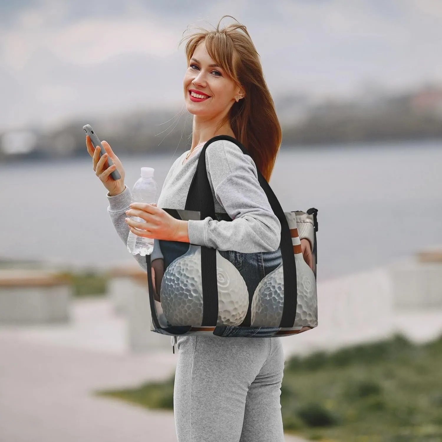 Gym Bag Bowling Balls Duffel Bag for Men Women Travel Overnight Bag with Shoe Compartment Workout Bags