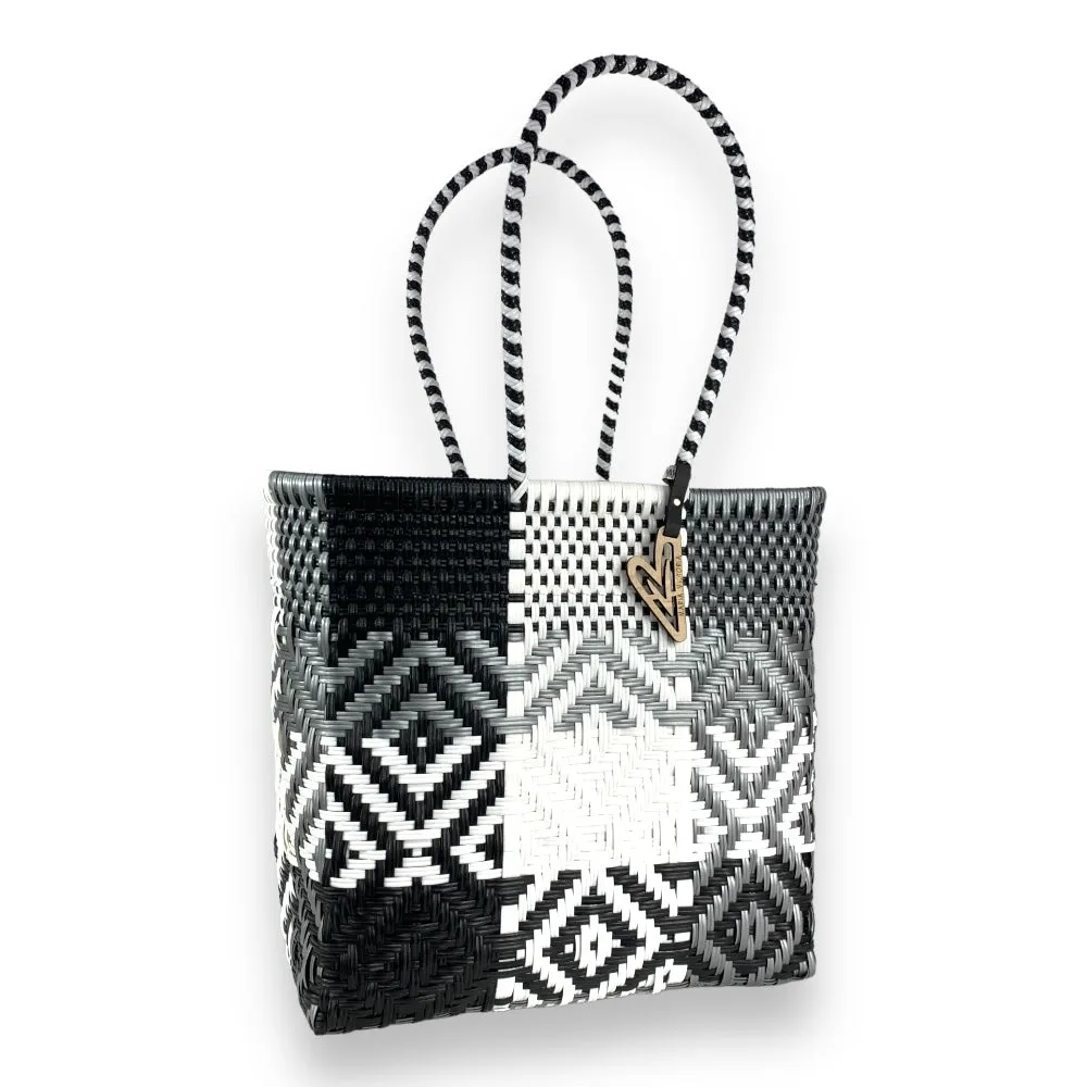 Maria Victoria | Dust Tote | Upcycled, Handwoven, Multicolor Tote