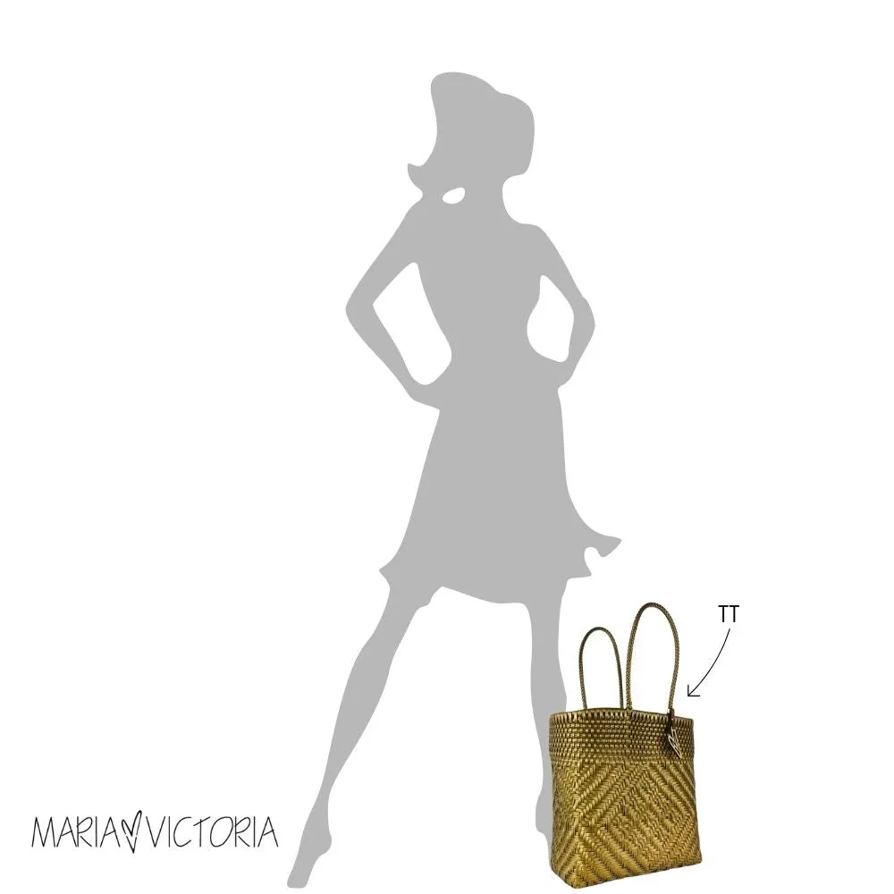Maria Victoria | Dust Tote | Upcycled, Handwoven, Multicolor Tote