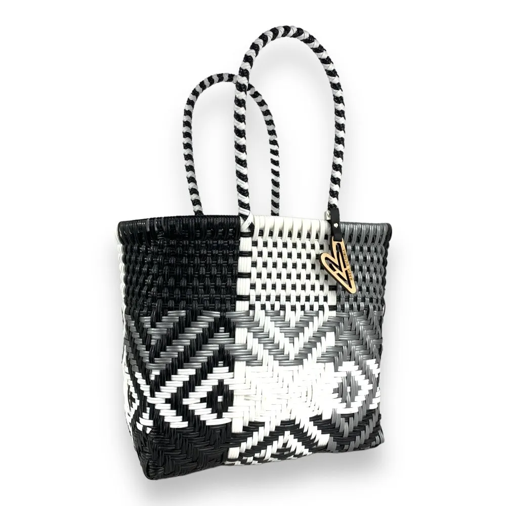 Maria Victoria | Dust Tote | Upcycled, Handwoven, Multicolor Tote