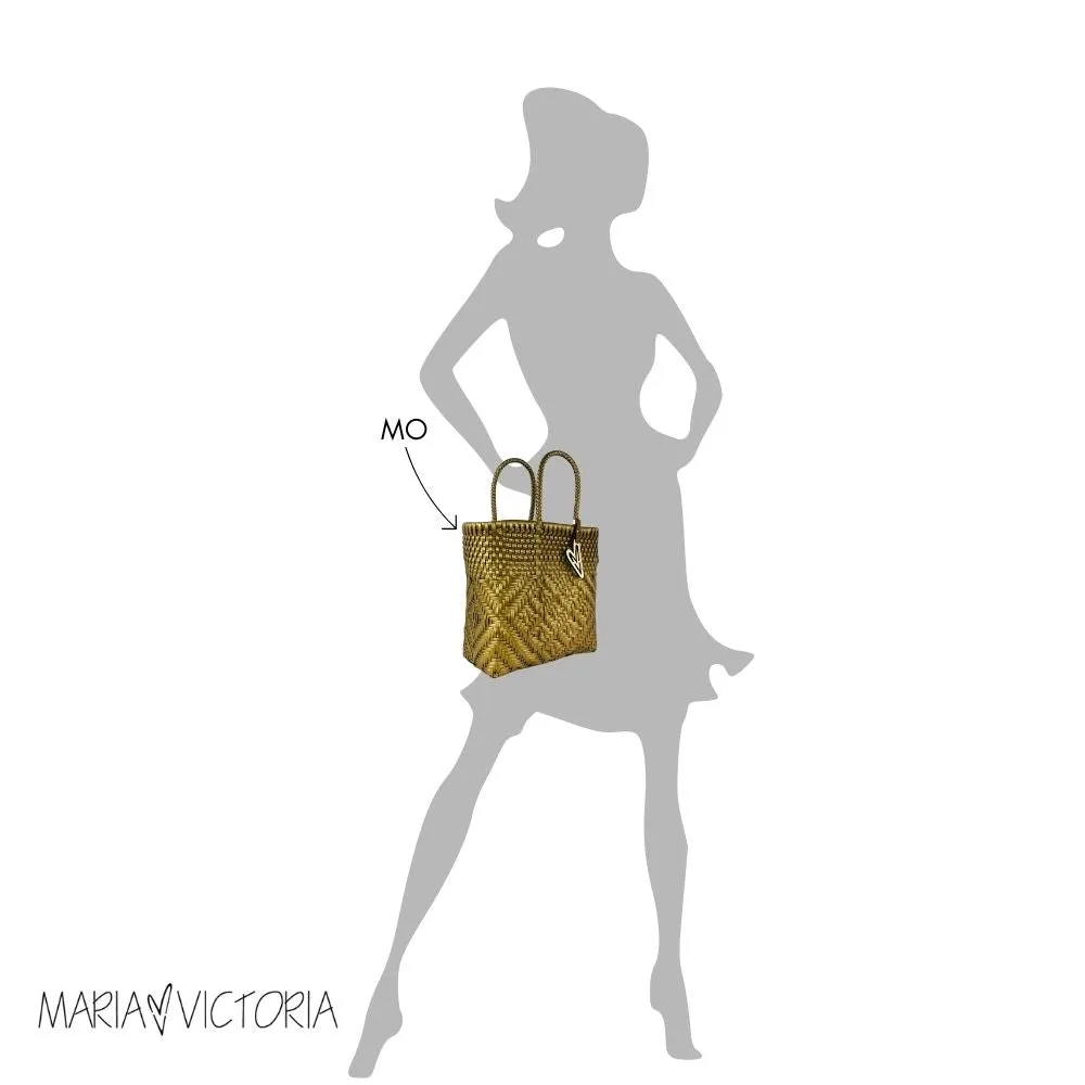 Maria Victoria | Dust Tote | Upcycled, Handwoven, Multicolor Tote