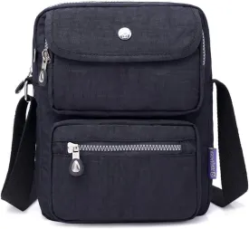 MINTEGRA Crossbody Bag for Women Multi Pockets Shoulder Messenger Purse Nylon Waterproof Cosmetic Bag