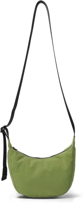 Nylon Crescent Bag - Casual Shoulder Crossbody with Adjustable Strap & Dual Interior Pockets