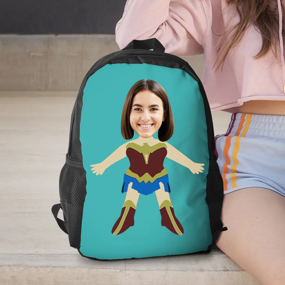 Personalized Minime Photo Backpack Back To School Gifts For Kids Boys Custom School Backpacks