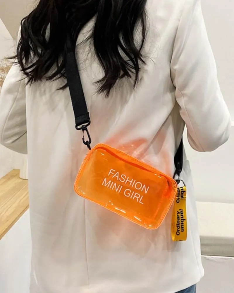 Small Transparent Jelly Bags Jelly Purses Women's Crossbody Bag Clear Shoulder Bags for women PVC Handbags