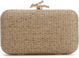 Straw Clutch Purses for Women Formal Summer Evening Bag Woven Handbags