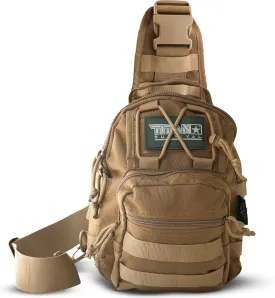 TACAMO 10L Crossbody Shoulder Bag, Small Tactical Bag for Men and Women