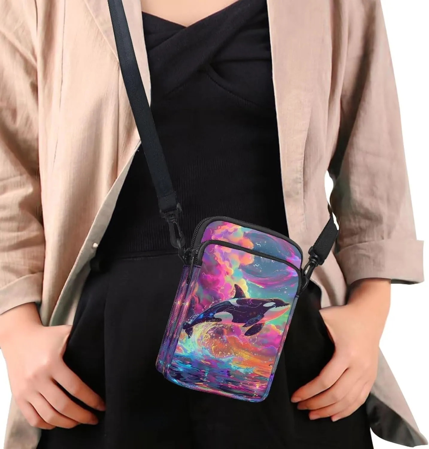 Womens Crossbody Bag Cell Phone Purse Wallet Small Shoulder Handbag Travel Sports Gym Bag